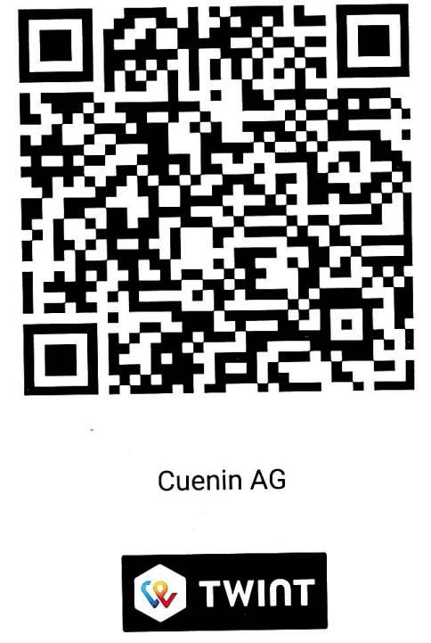 QR-Code TWINT Cuenin AG