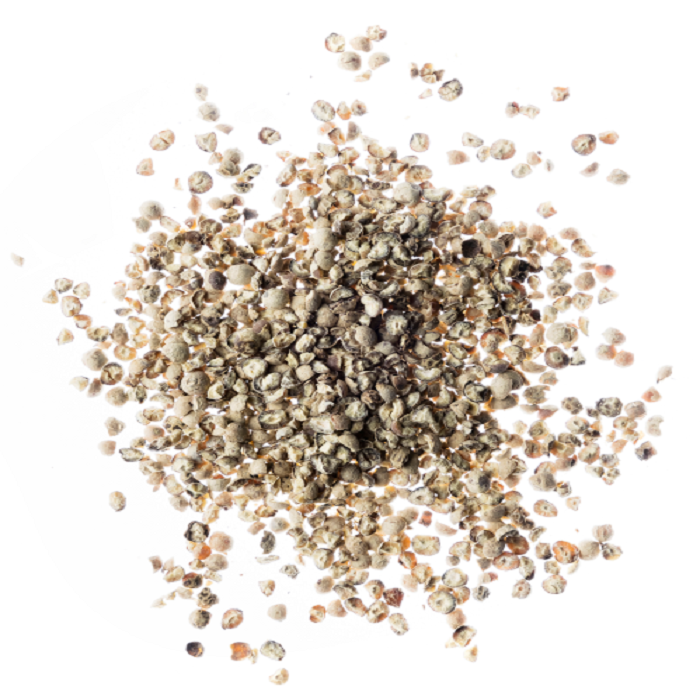Poivre blanc concassé